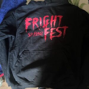 Six Flags Fright Fest Black Hoodie